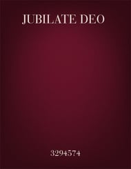 Jubilate Deo TB choral sheet music cover Thumbnail